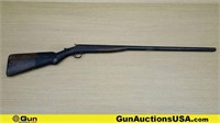 H&R12 ga. Shotgun. Needs Repair. 30" Barrel. Dark