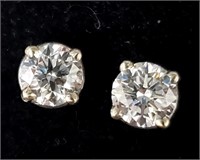 $1600 14K Lab Diamond 0.5Ct Earrings