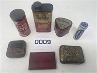 Vintage tin collection
