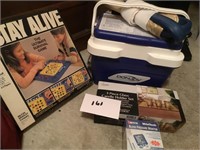 GAME, CANDLE, BLOOD PREASURE KIT, & MORE