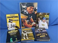 Steelers Lot incl Hines Ward signed Photo,