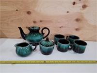 Blue Mountain Pottery tea set