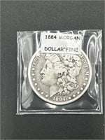1884 Morgan Dollar - Fine