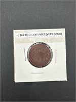 1895 Two Cent Piece - very good