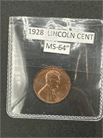 1928 Lincoln Cent - MS-64