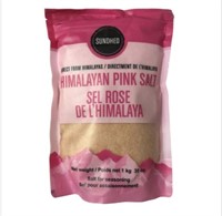 Sealed - SUNDHED - Himalayan Fine Salt Bag 1kg
