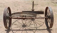 Steel Axle 55" long with 25" Diameter Wheels and