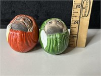 Vintage Grumpy Men Salt & Pepper Shakers