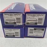 (4) Hammer Drive Setting Tool NIB