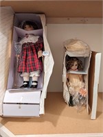 2 Dolls in Boxes