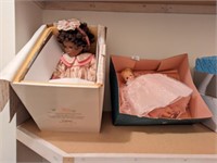 2 Dolls In Boxes