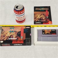 Original Super Nintendo SNES Shanghai Complete!