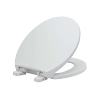 $1  Soft Close White Round Toilet Seat - Source