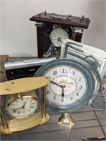 ASSORTED TABLE TOP CLOCKS