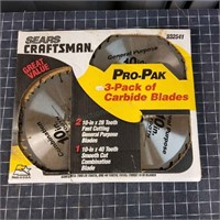 F2 3Pc 10 inch Saw bladed Fast / smooth cut