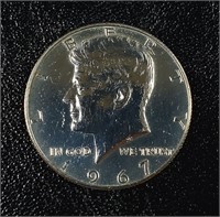 40% Silver 1967 Kennedy Half Dollar