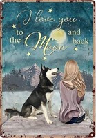 (New)I Love You To The Moon And Back Vintage