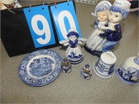 Lot of Delft Blue