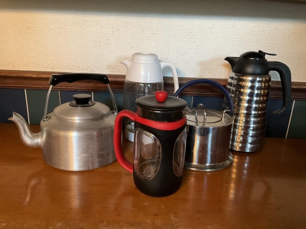 Tea Pots, Coffee Press and More