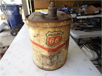 Phillips 66 5 gallon oil can