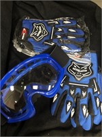 Lot Of Kids Dirt Bike Gloves And Goggles