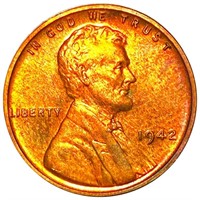1942 Lincoln Wheat Penny CLOSELY UNCIRCULATED