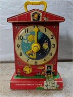 Vintage 1960's Fisher-Price Music Box Clock