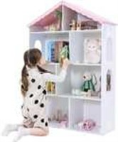 Wooden Dollhouse Bookcase