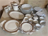 Lot of Vintage Ceramic Dishes Queen Anne