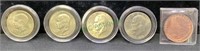Coins - lot of four Eisenhower dollars 1972,