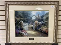 Thomas Kinkade ‘Hidden Cottage’ Picture, Library
