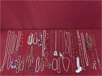 42 Costume Jewelry Necklaces