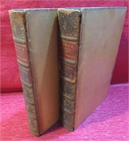 1882 Selwyn and Contemporaries 2 Leather Books OLD