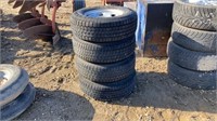 4- (265/70R17) Tires W/ Rims