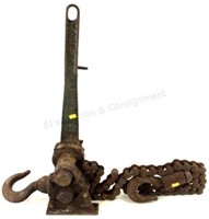 Vintage Yale & Towne Pul-lift Ratchet Chain Hoist