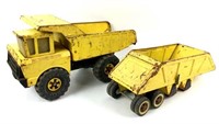 (2) Vintage Metal Tonka Truck Construction Toys