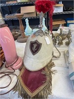 Vintage Masonic Helmet and Sash