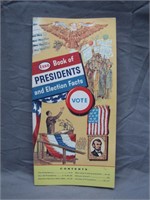Vintage Esso Book Of Presidents & Election Facts