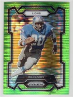 Billy Sims Neon Green Pulsar Prizm 2023 Panini