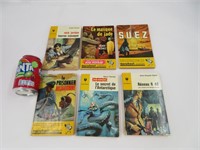 6 romans vintages Bob Morane