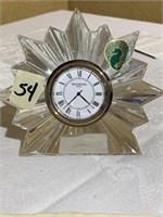 Waterford Crystal Congratulations Clock