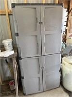 Poly garage utility cabinet