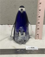 Beautiful 9" Mom & Baby Pequins Paper Cobalt and