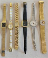 F - LOT OF 6LADIES' WATCHES (G99)