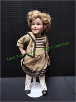Shirley Temple Wee Willie Winkie Porcelain Doll