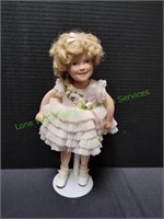 10" Shirley Temple Baby Take A Bow Porcelain Doll