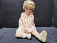 Shirley Temple Little Miss Shirley Porcelain Doll