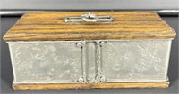 Dee Vintage Handcrafted Pewter Trinket Box
