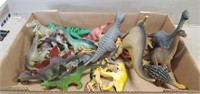 Tray Lot of Toy Dinosaurs