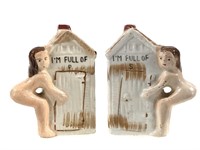 Humorous Salt & Pepper, Nudes & Outhouse, Japan